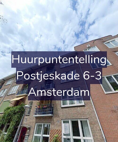 Foto gevel Huurpuntentelling voor Postjeskade 6-3, Amsterdam