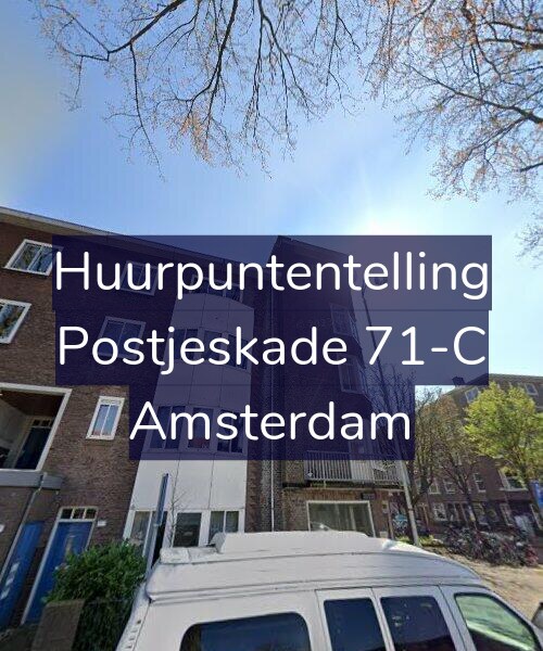 Foto gevel Huurpuntentelling voor Postjeskade 71-C, Amsterdam
