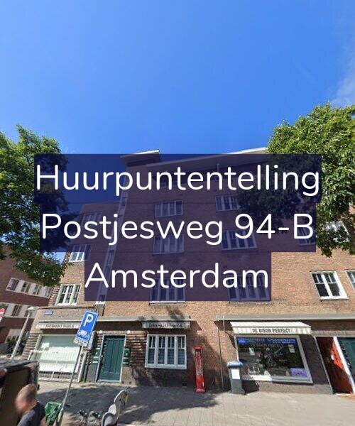 Foto gevel Huurpuntentelling voor Postjesweg 94-B, Amsterdam