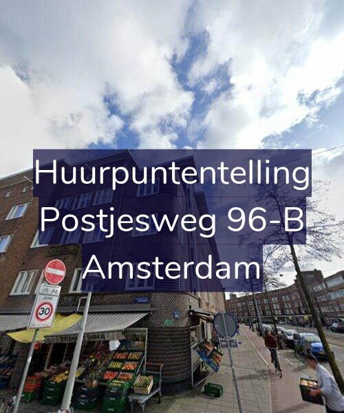Foto gevel Huurpuntentelling voor Postjesweg 96-B, Amsterdam