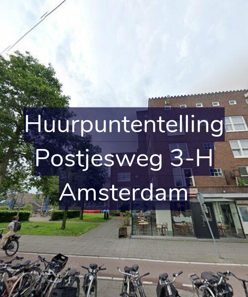 Foto gevel Huurpuntentelling voor Postjesweg 3-H, Amsterdam