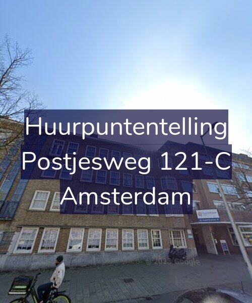Foto gevel Huurpuntentelling voor Postjesweg 121-C, Amsterdam