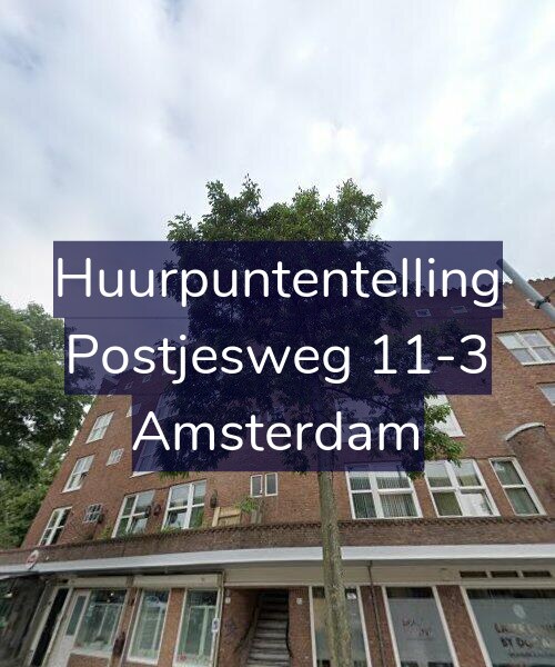 Foto gevel Huurpuntentelling voor Postjesweg 11-3, Amsterdam