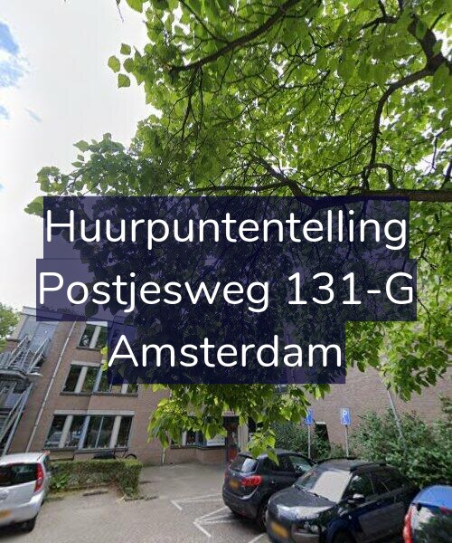 Foto gevel Huurpuntentelling voor Postjesweg 131-G, Amsterdam