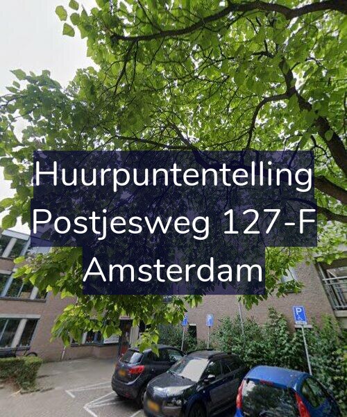 Foto gevel Huurpuntentelling voor Postjesweg 127-F, Amsterdam