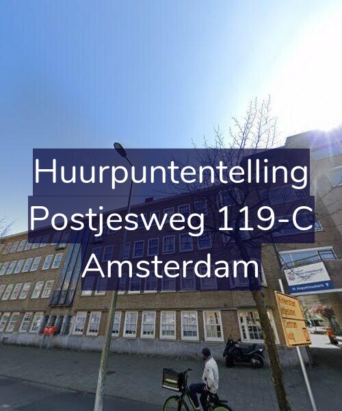 Foto gevel Huurpuntentelling voor Postjesweg 119-C, Amsterdam