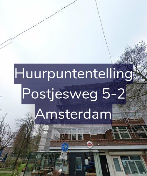 Foto gevel Huurpuntentelling voor Postjesweg 5-2, Amsterdam