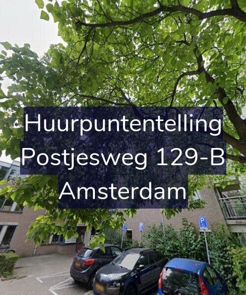 Foto gevel Huurpuntentelling voor Postjesweg 129-B, Amsterdam