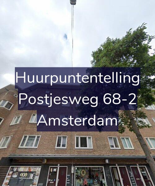 Foto gevel Huurpuntentelling voor Postjesweg 68-2, Amsterdam