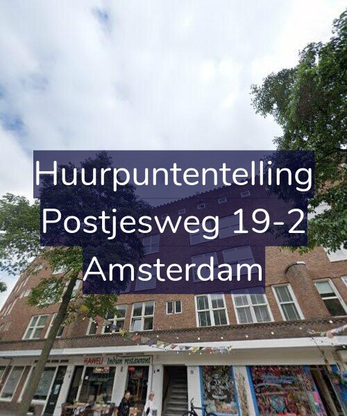 Foto gevel Huurpuntentelling voor Postjesweg 19-2, Amsterdam