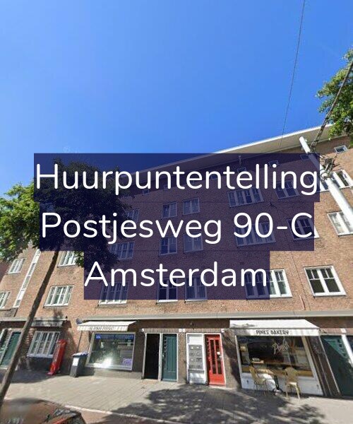Foto gevel Huurpuntentelling voor Postjesweg 90-C, Amsterdam