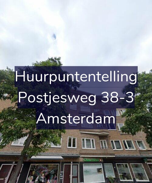 Foto gevel Huurpuntentelling voor Postjesweg 38-3, Amsterdam