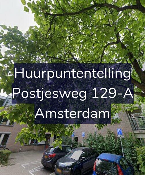 Foto gevel Huurpuntentelling voor Postjesweg 129-A, Amsterdam