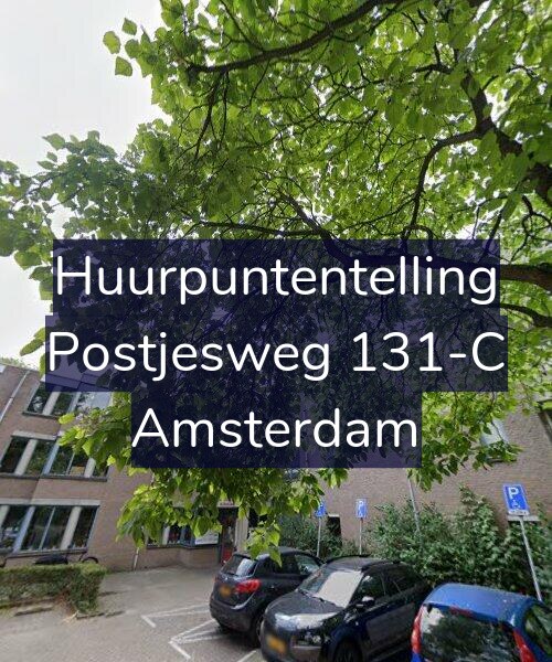 Foto gevel Huurpuntentelling voor Postjesweg 131-C, Amsterdam