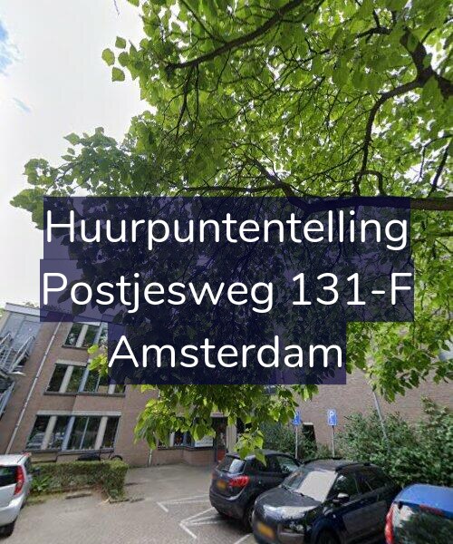 Foto gevel Huurpuntentelling voor Postjesweg 131-F, Amsterdam