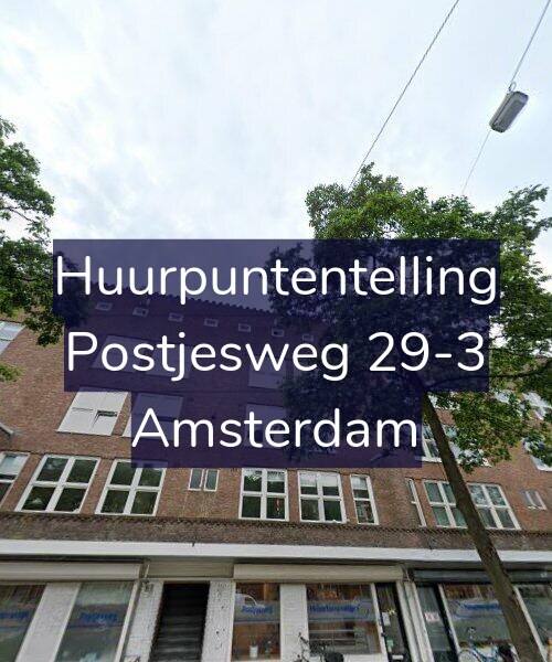 Foto gevel Huurpuntentelling voor Postjesweg 29-3, Amsterdam