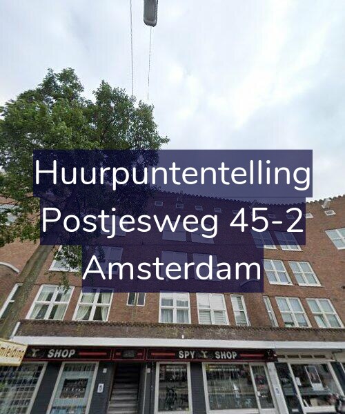 Foto gevel Huurpuntentelling voor Postjesweg 45-2, Amsterdam