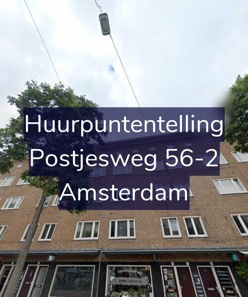 Foto gevel Huurpuntentelling voor Postjesweg 56-2, Amsterdam