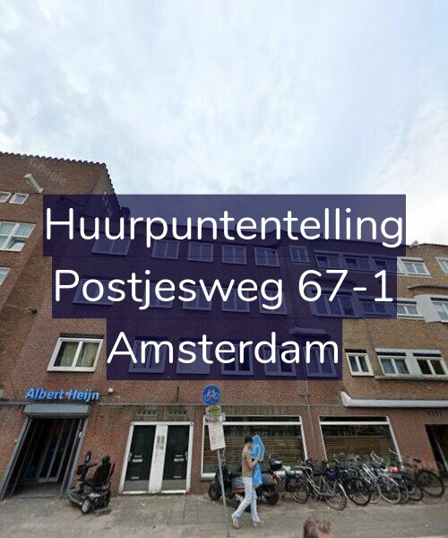 Foto gevel Huurpuntentelling voor Postjesweg 67-1, Amsterdam