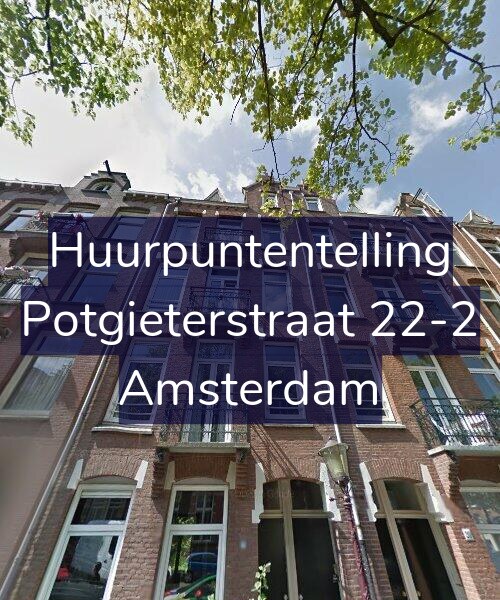 Foto gevel Huurpuntentelling voor Potgieterstraat 22-2, Amsterdam