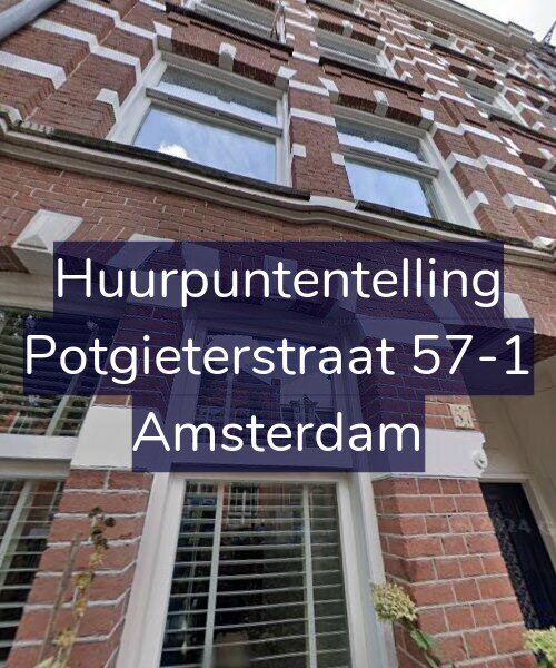 Foto gevel Huurpuntentelling voor Potgieterstraat 57-1, Amsterdam