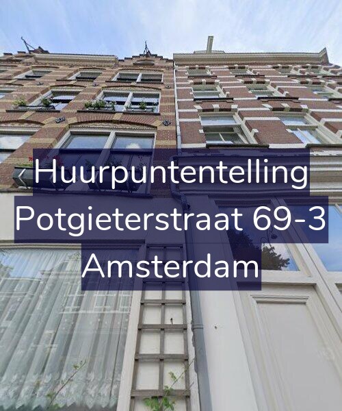 Foto gevel Huurpuntentelling voor Potgieterstraat 69-3, Amsterdam