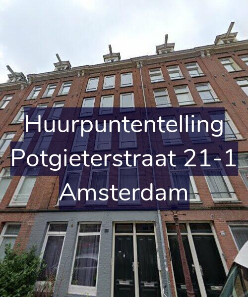 Foto gevel Huurpuntentelling voor Potgieterstraat 21-1, Amsterdam
