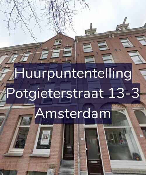 Foto gevel Huurpuntentelling voor Potgieterstraat 13-3, Amsterdam