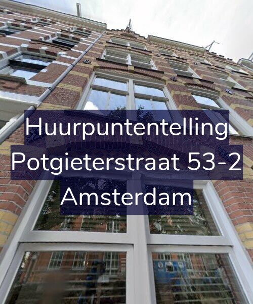 Foto gevel Huurpuntentelling voor Potgieterstraat 53-2, Amsterdam