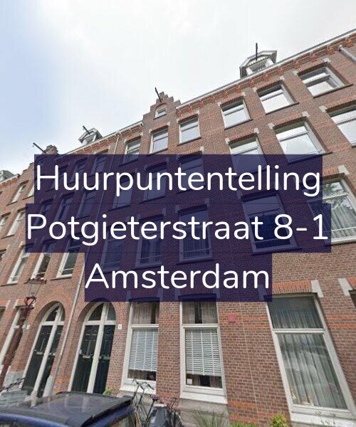Foto gevel Huurpuntentelling voor Potgieterstraat 8-1, Amsterdam