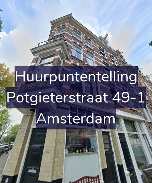 Foto gevel Huurpuntentelling voor Potgieterstraat 49-1, Amsterdam