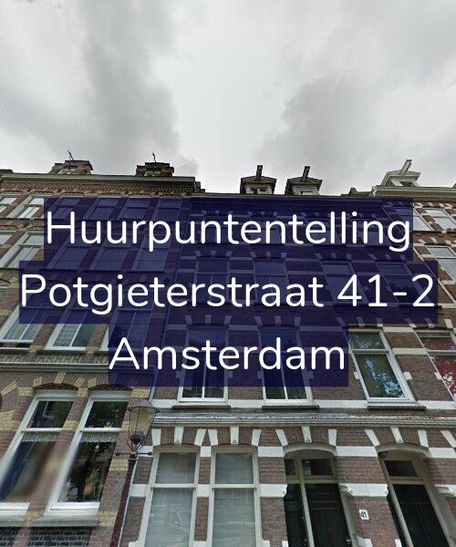 Foto gevel Huurpuntentelling voor Potgieterstraat 41-2, Amsterdam
