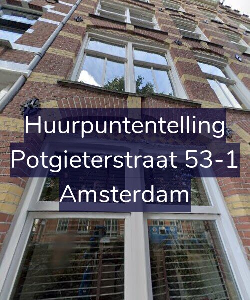 Foto gevel Huurpuntentelling voor Potgieterstraat 53-1, Amsterdam
