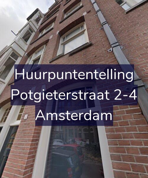 Foto gevel Huurpuntentelling voor Potgieterstraat 2-4, Amsterdam
