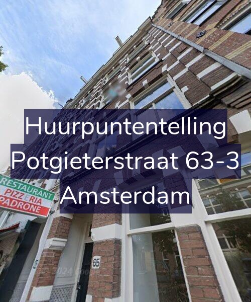 Foto gevel Huurpuntentelling voor Potgieterstraat 63-3, Amsterdam