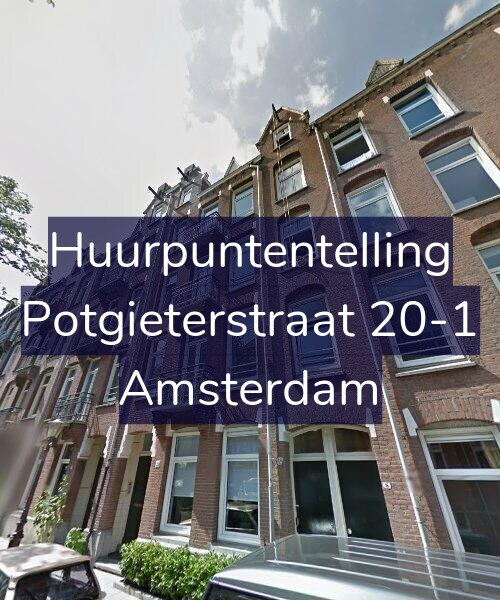 Foto gevel Huurpuntentelling voor Potgieterstraat 20-1, Amsterdam