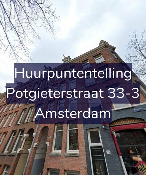 Foto gevel Huurpuntentelling voor Potgieterstraat 33-3, Amsterdam