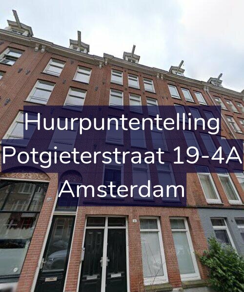 Foto gevel Huurpuntentelling voor Potgieterstraat 19-4A, Amsterdam