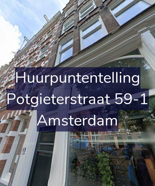 Foto gevel Huurpuntentelling voor Potgieterstraat 59-1, Amsterdam