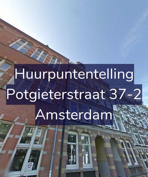 Foto gevel Huurpuntentelling voor Potgieterstraat 37-2, Amsterdam