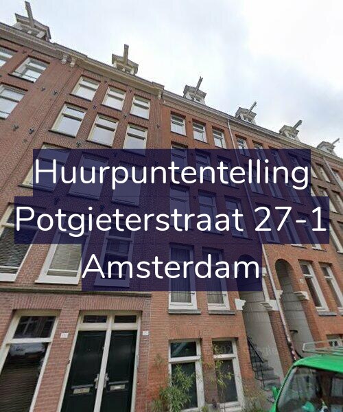 Foto gevel Huurpuntentelling voor Potgieterstraat 27-1, Amsterdam