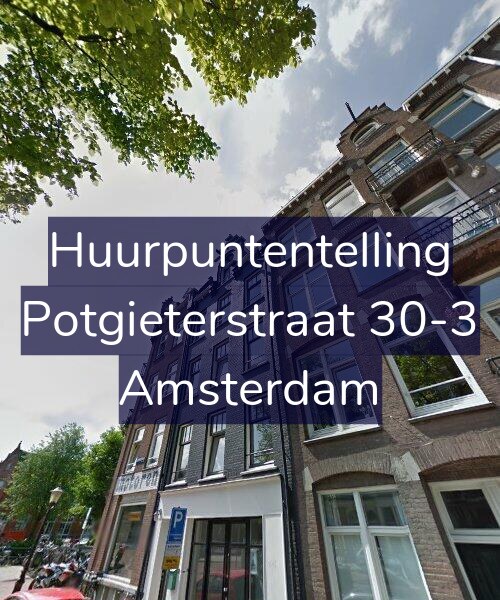 Foto gevel Huurpuntentelling voor Potgieterstraat 30-3, Amsterdam