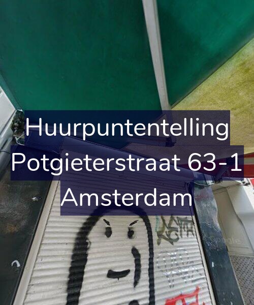 Foto gevel Huurpuntentelling voor Potgieterstraat 63-1, Amsterdam