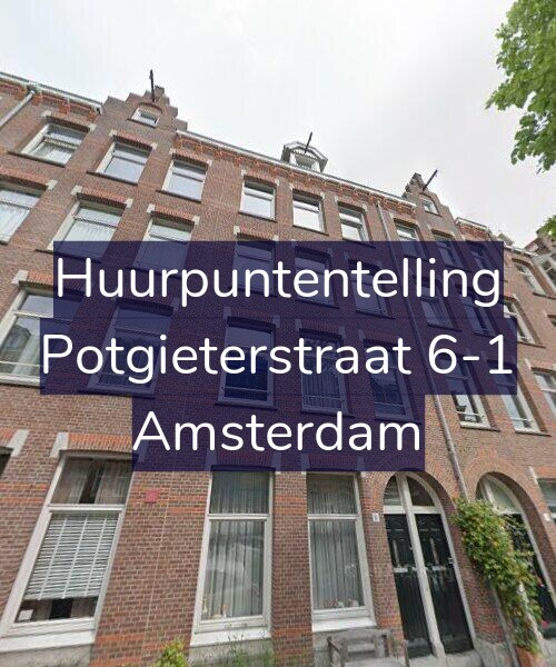Foto gevel Huurpuntentelling voor Potgieterstraat 6-1, Amsterdam