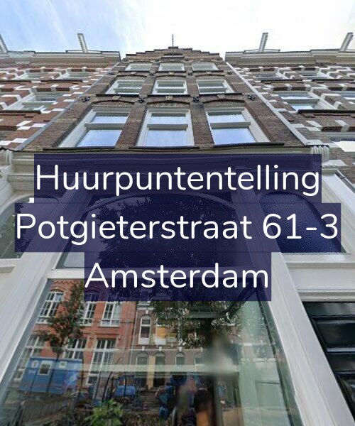 Foto gevel Huurpuntentelling voor Potgieterstraat 61-3, Amsterdam