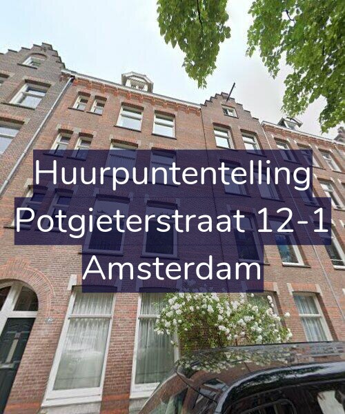Foto gevel Huurpuntentelling voor Potgieterstraat 12-1, Amsterdam