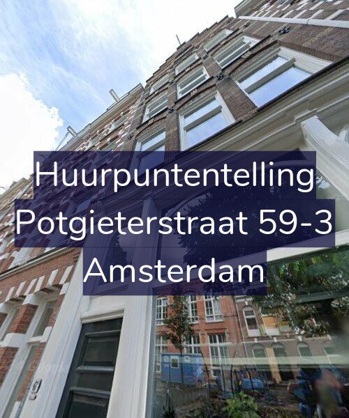 Foto gevel Huurpuntentelling voor Potgieterstraat 59-3, Amsterdam
