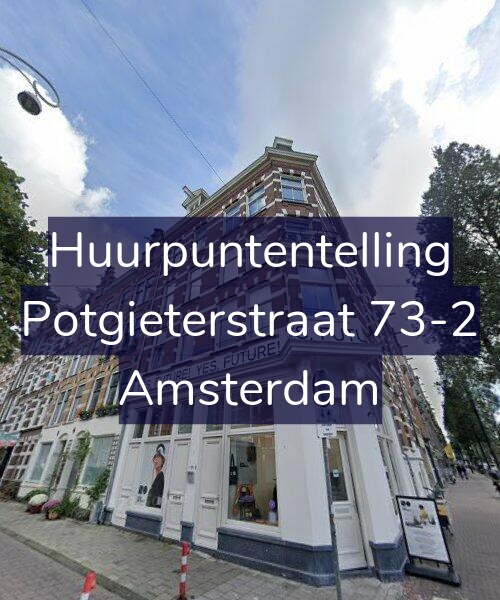 Foto gevel Huurpuntentelling voor Potgieterstraat 73-2, Amsterdam