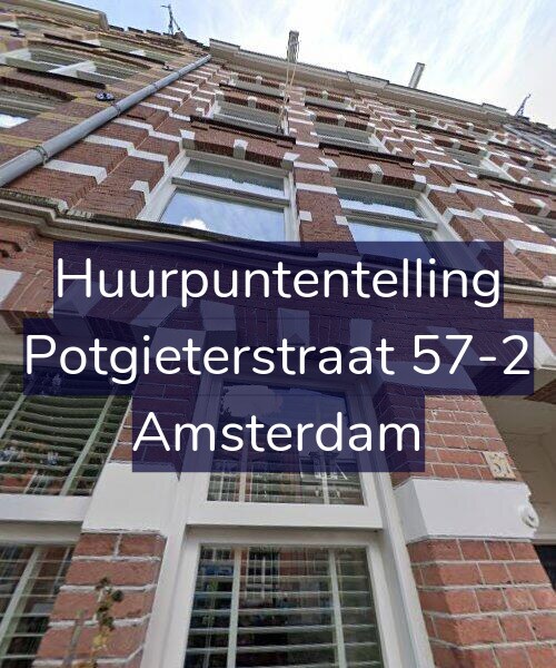 Foto gevel Huurpuntentelling voor Potgieterstraat 57-2, Amsterdam