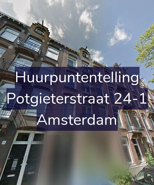 Foto gevel Huurpuntentelling voor Potgieterstraat 24-1, Amsterdam
